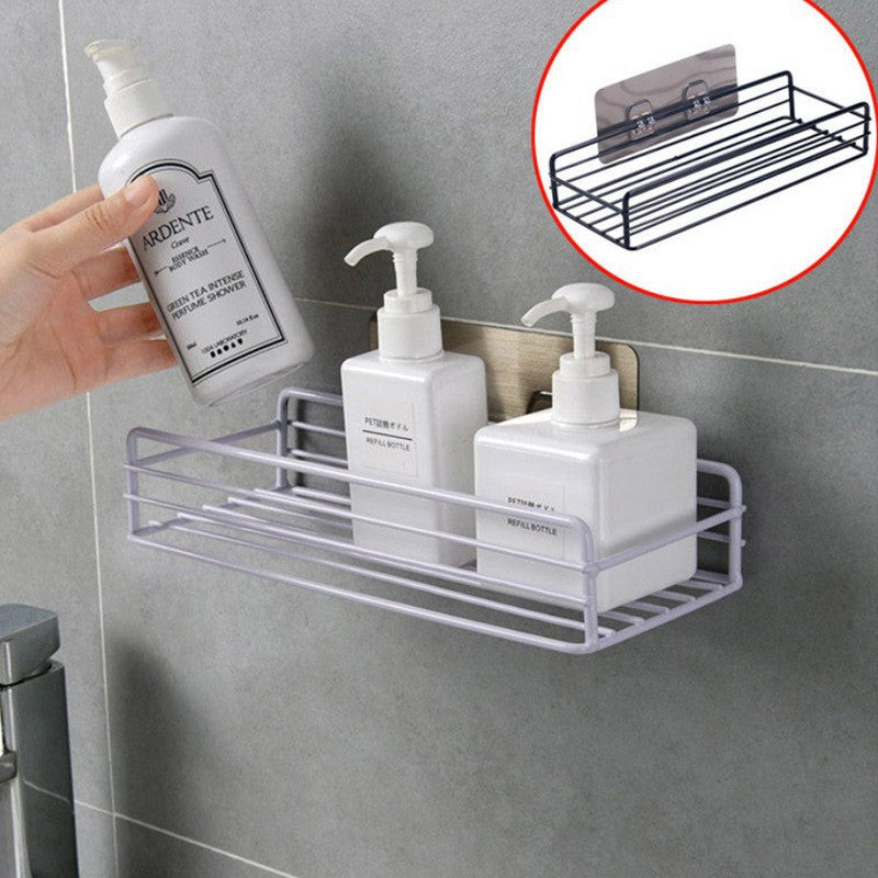 Rangement d’angle sans perçage pour salle de bain Rangiva